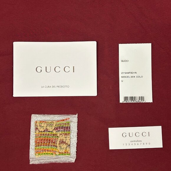 Gucci Sukey Multicolor Medium Handbag Purse "Neiman Marcus Exclusive" 211944 - Picture 11 of 14